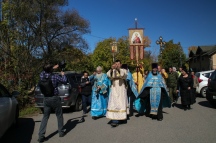 Крестный ход по улицам базы КАФ 21 сентября 2025 г.