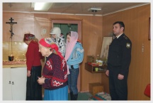 Богослужение на корабле &laquo;Камчатка&raquo; (23 февраля 2008 года)